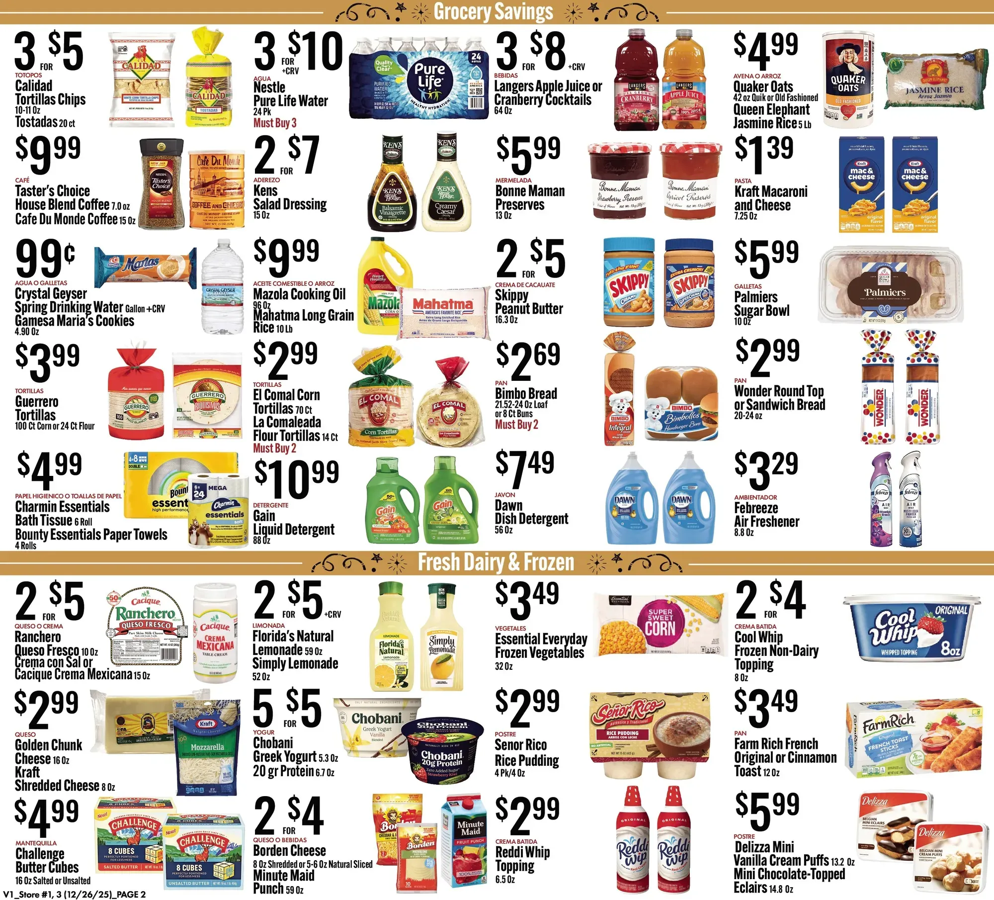 Jons International Marketplace weekly ad page 1