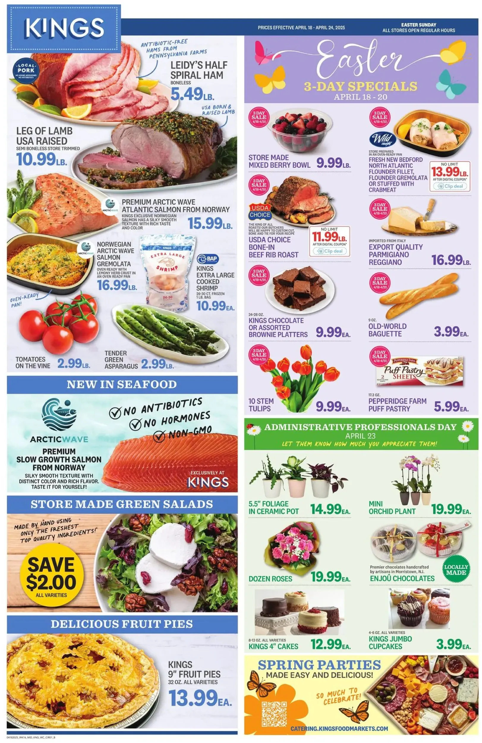 Kings Food Markets weekly ad page 1