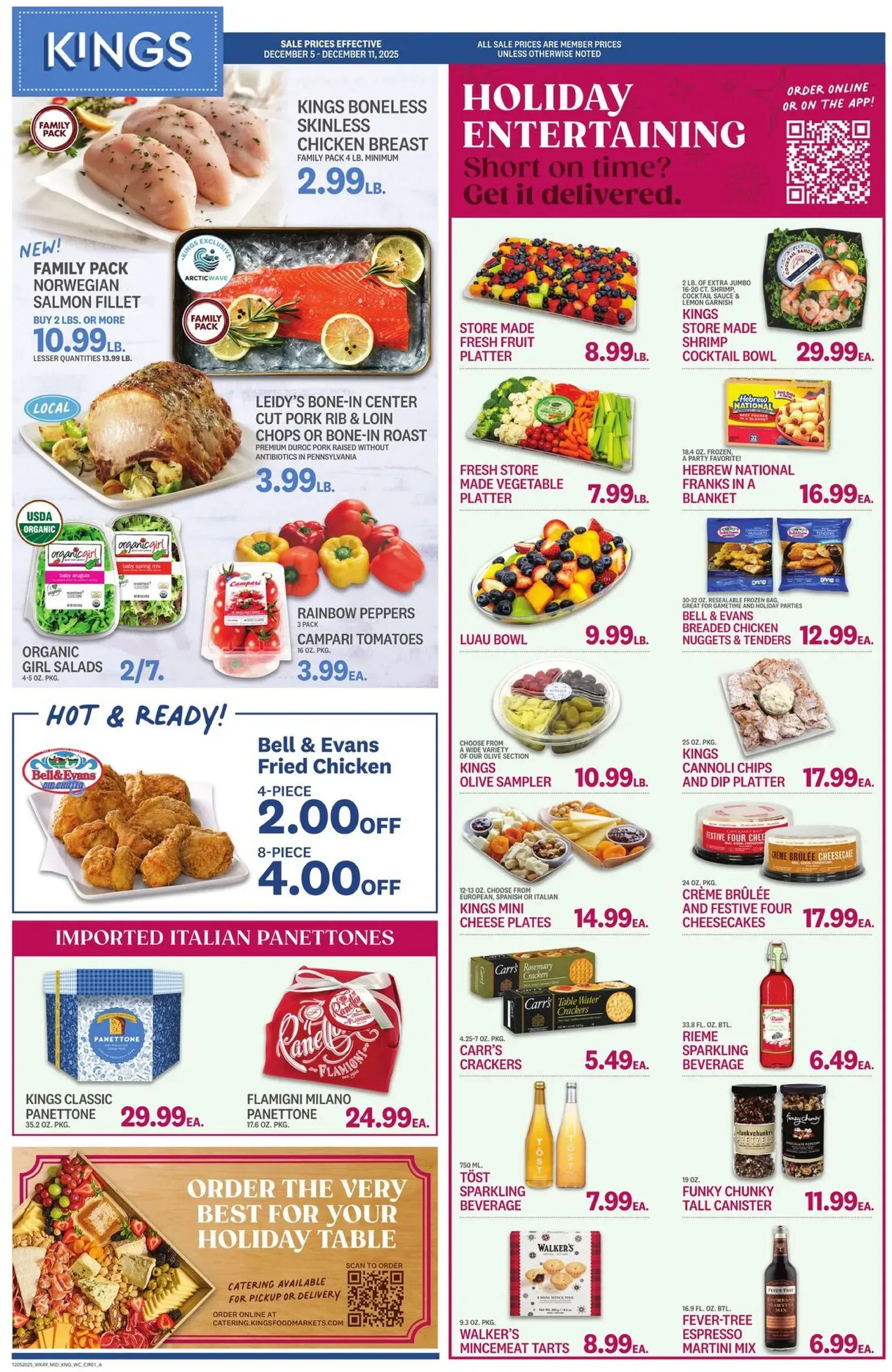 Kings Food Markets weekly ad page 1