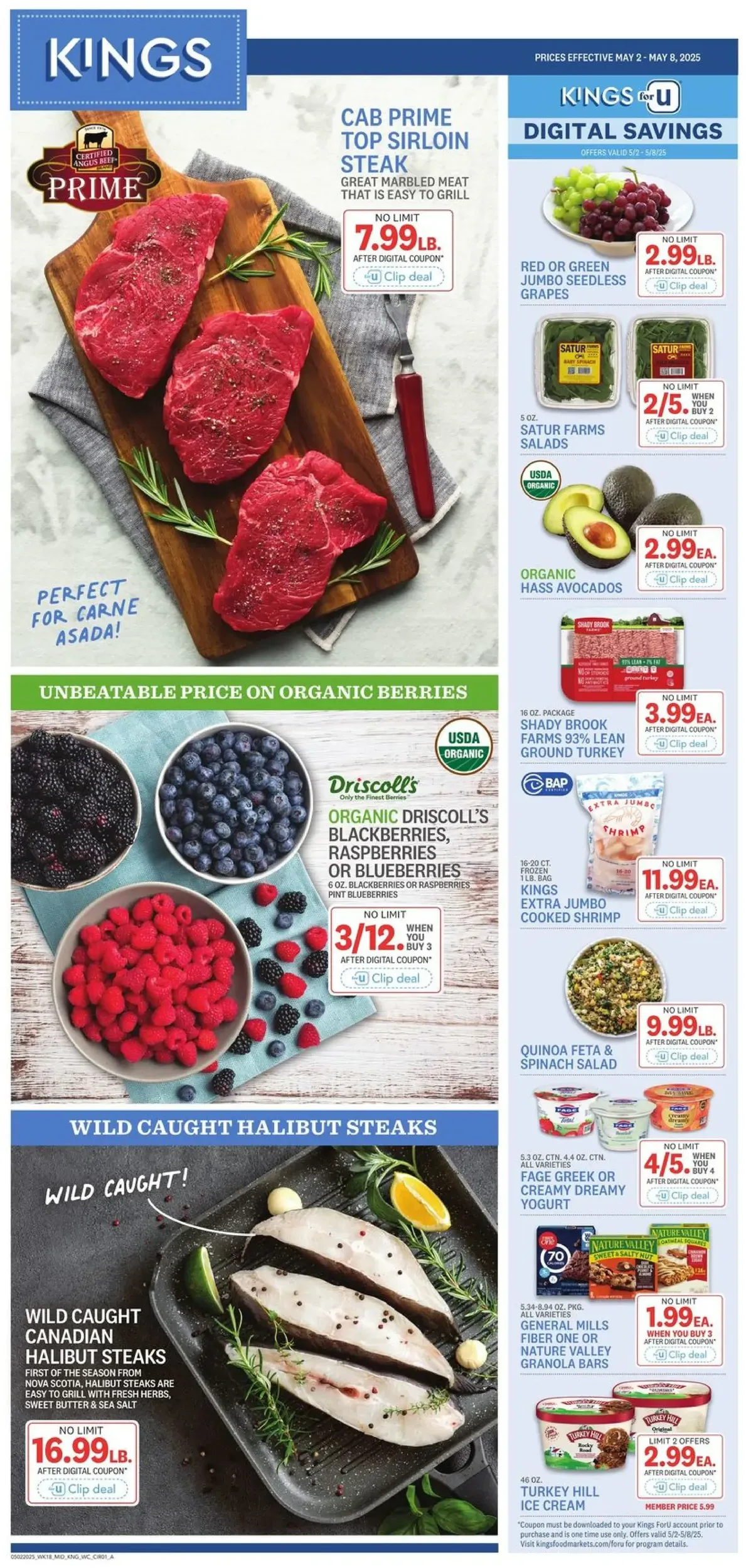 Kings Food Markets weekly ad page 1