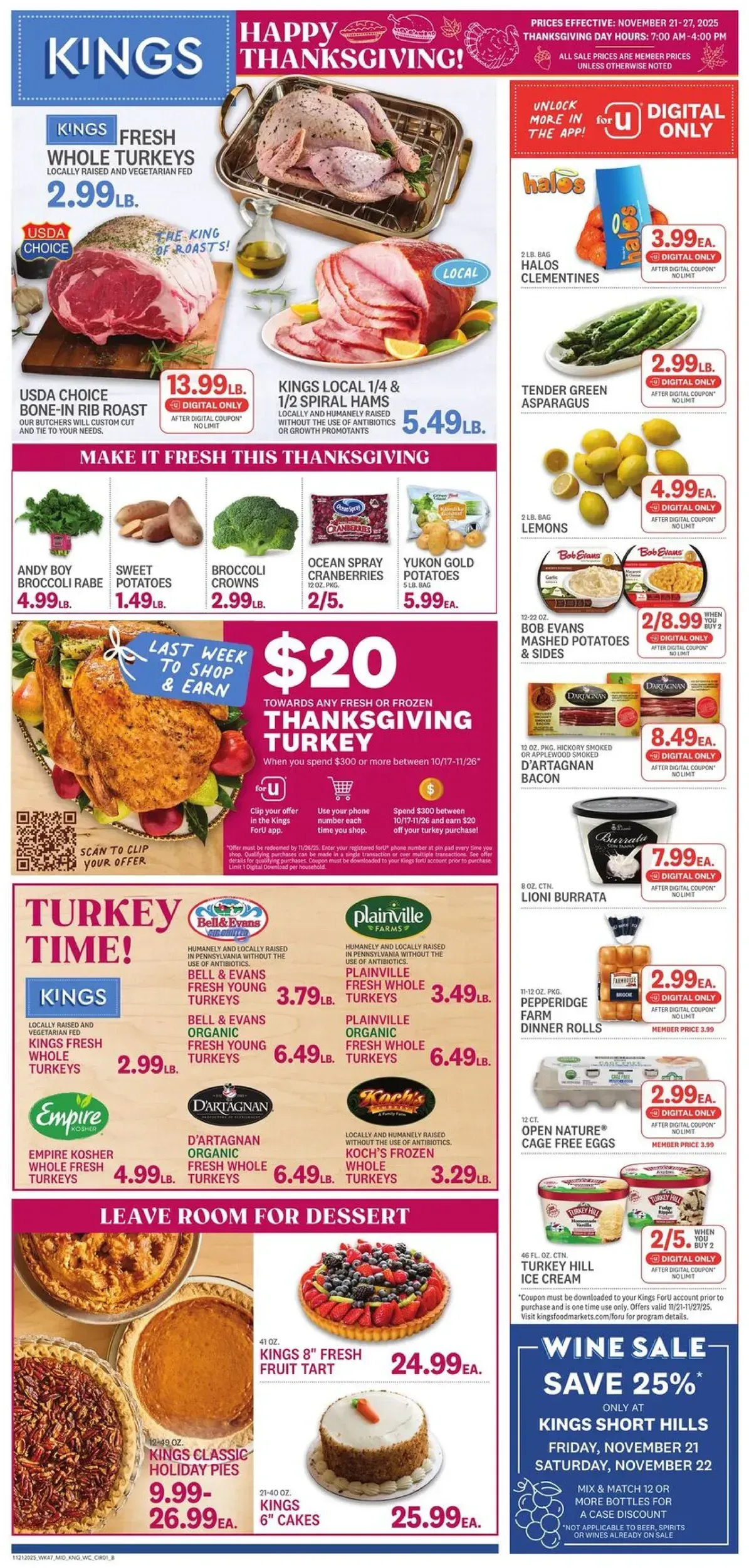 Kings Food Markets weekly ad page 1