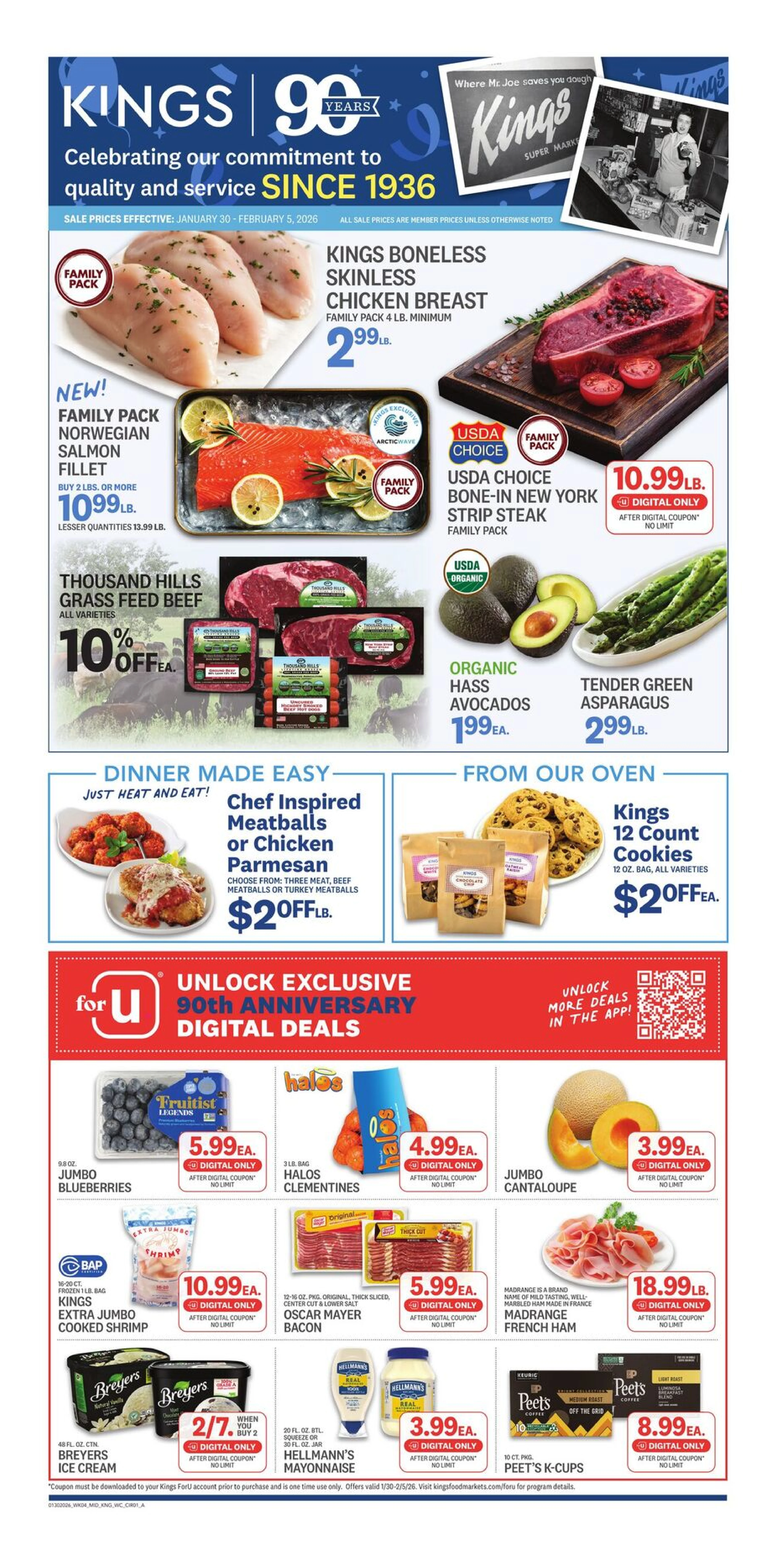 Kings Food Markets weekly ad page 1