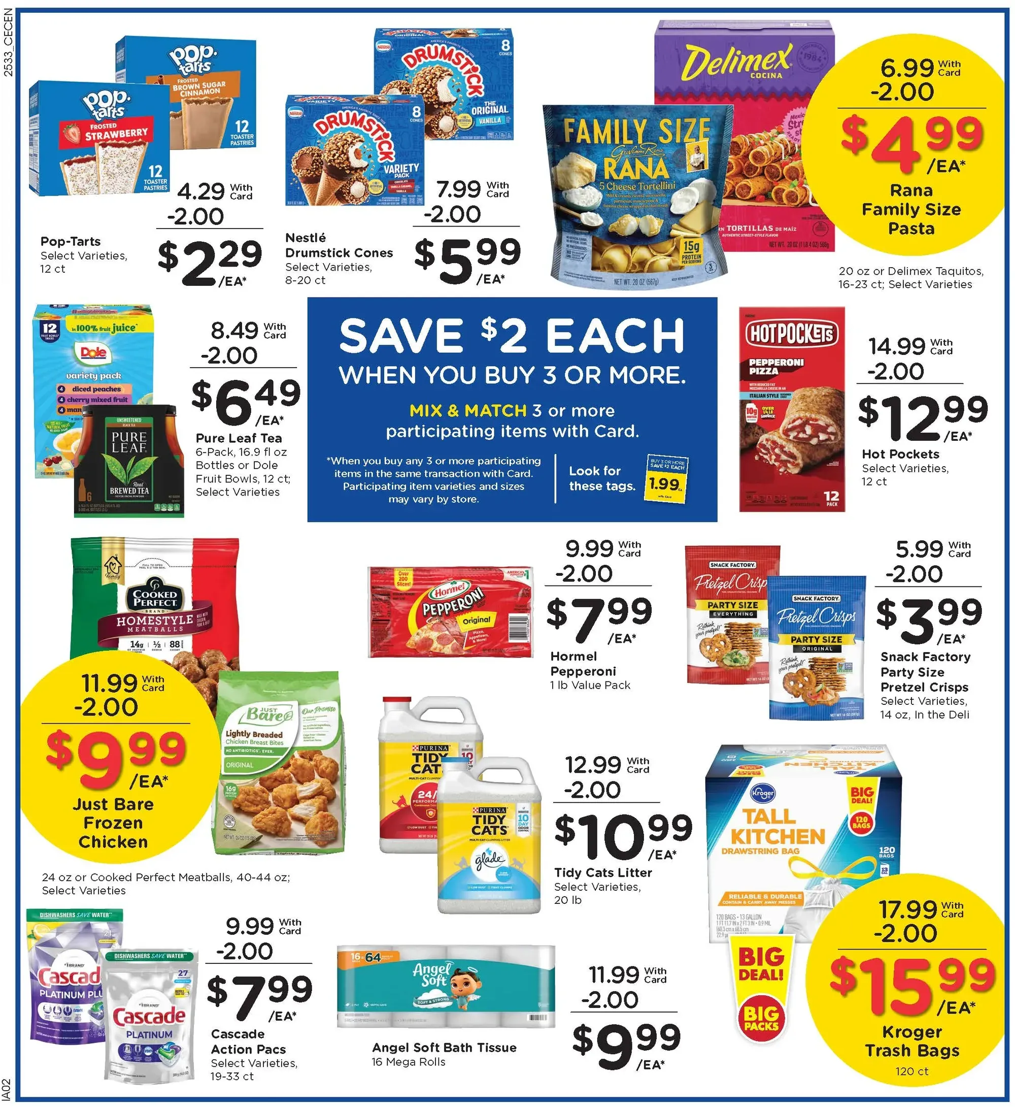 Kroger weekly ad page 1