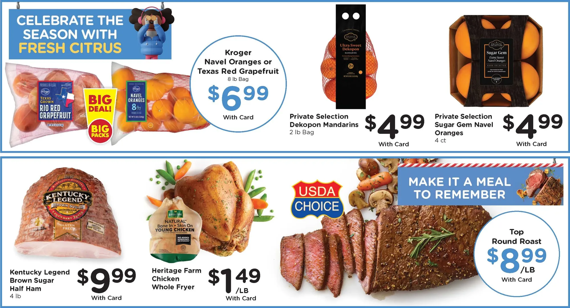 Kroger weekly ad page 1