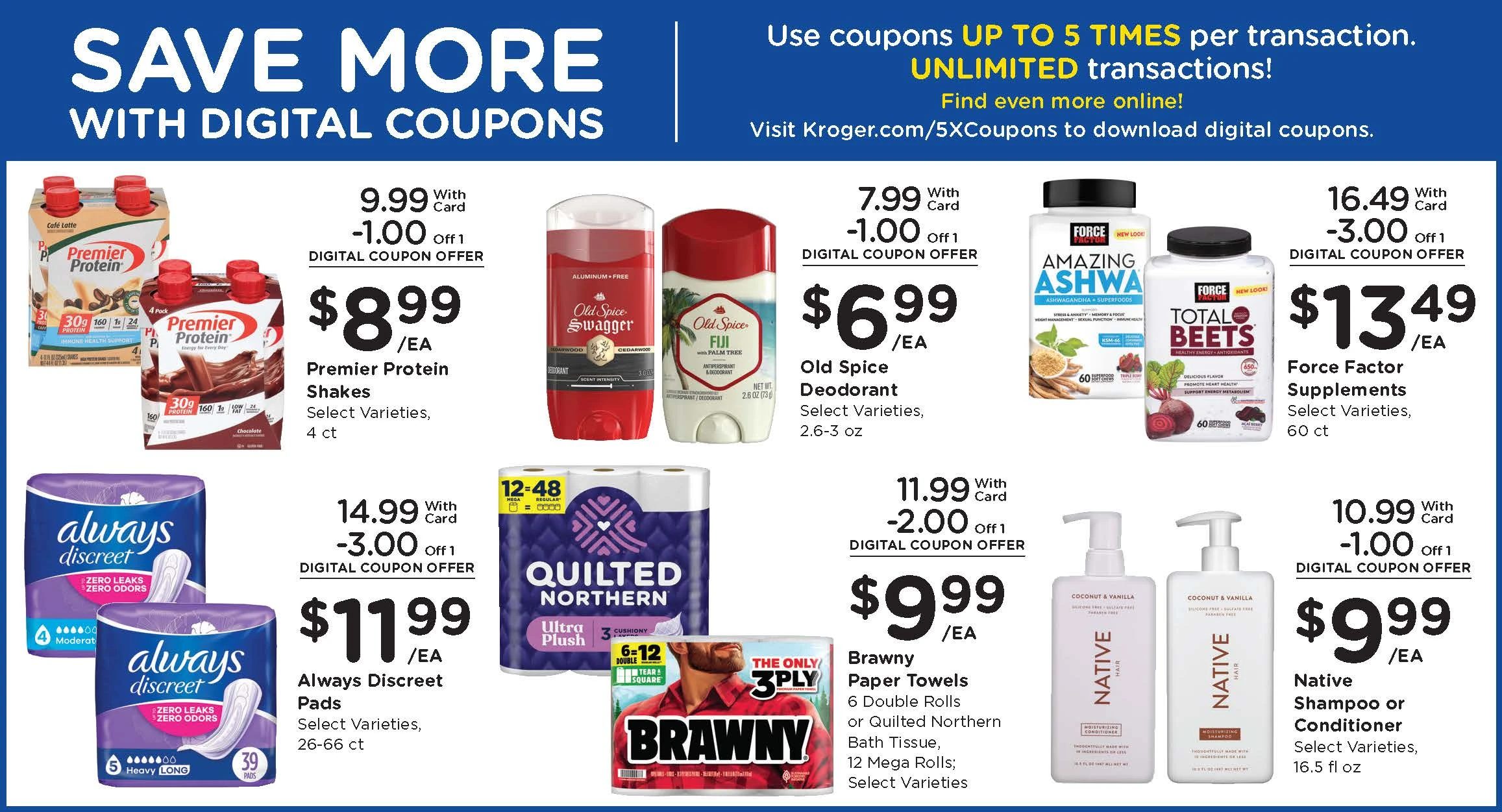 Kroger weekly ad page 1