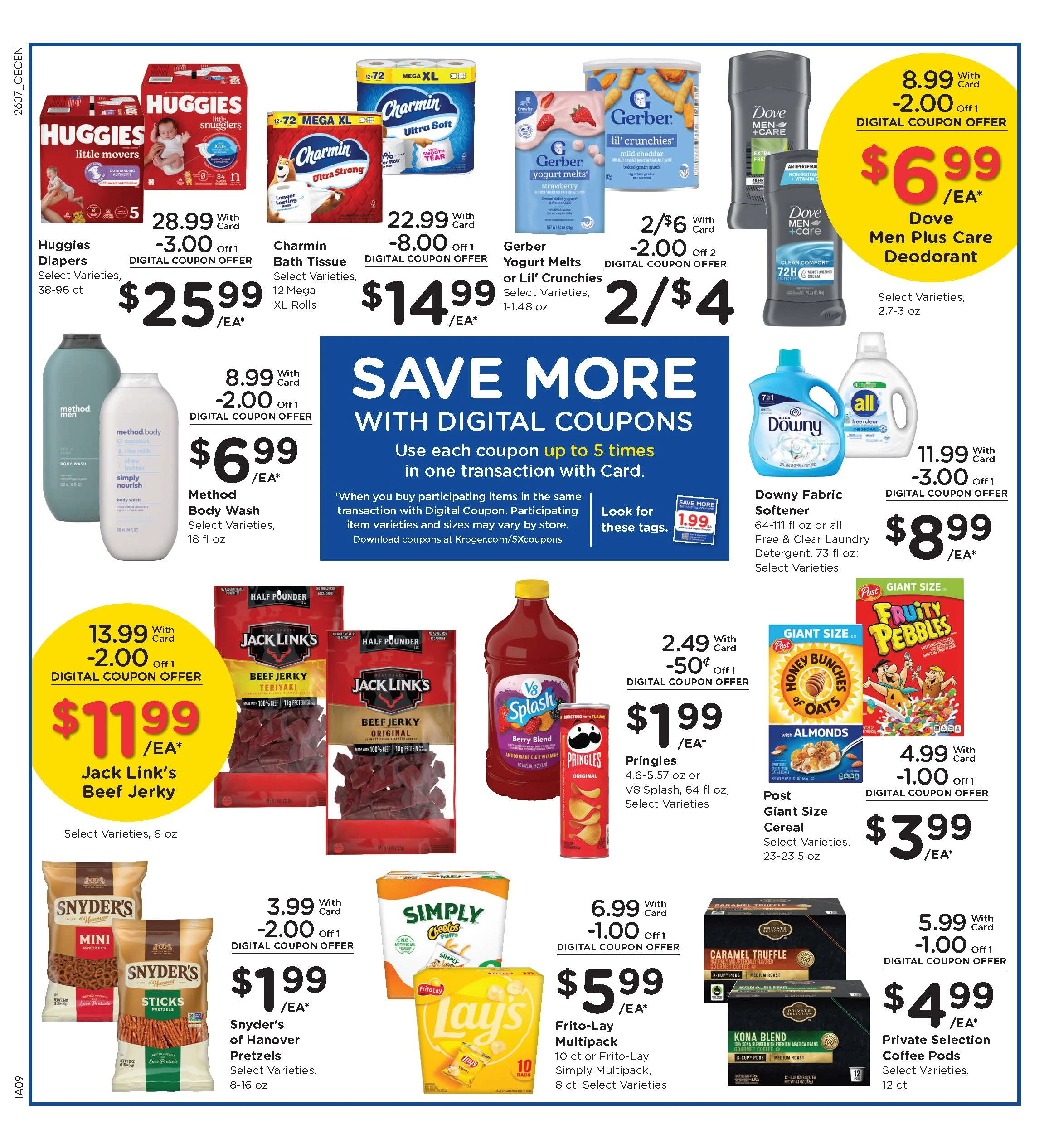 Kroger weekly ad page 1