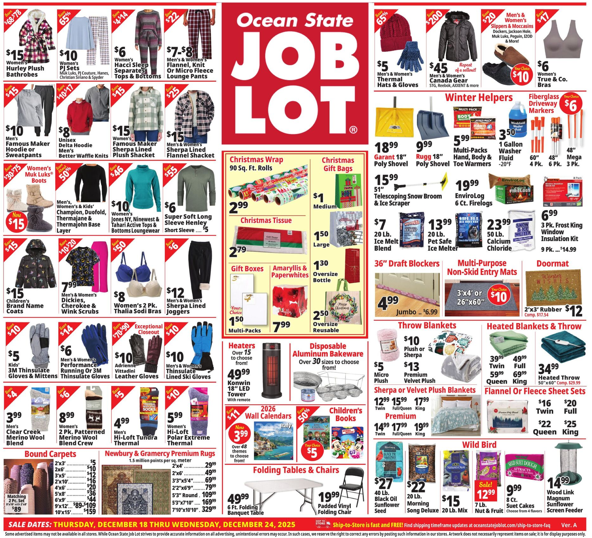 Ocean State Job Lot weekly ad page 1