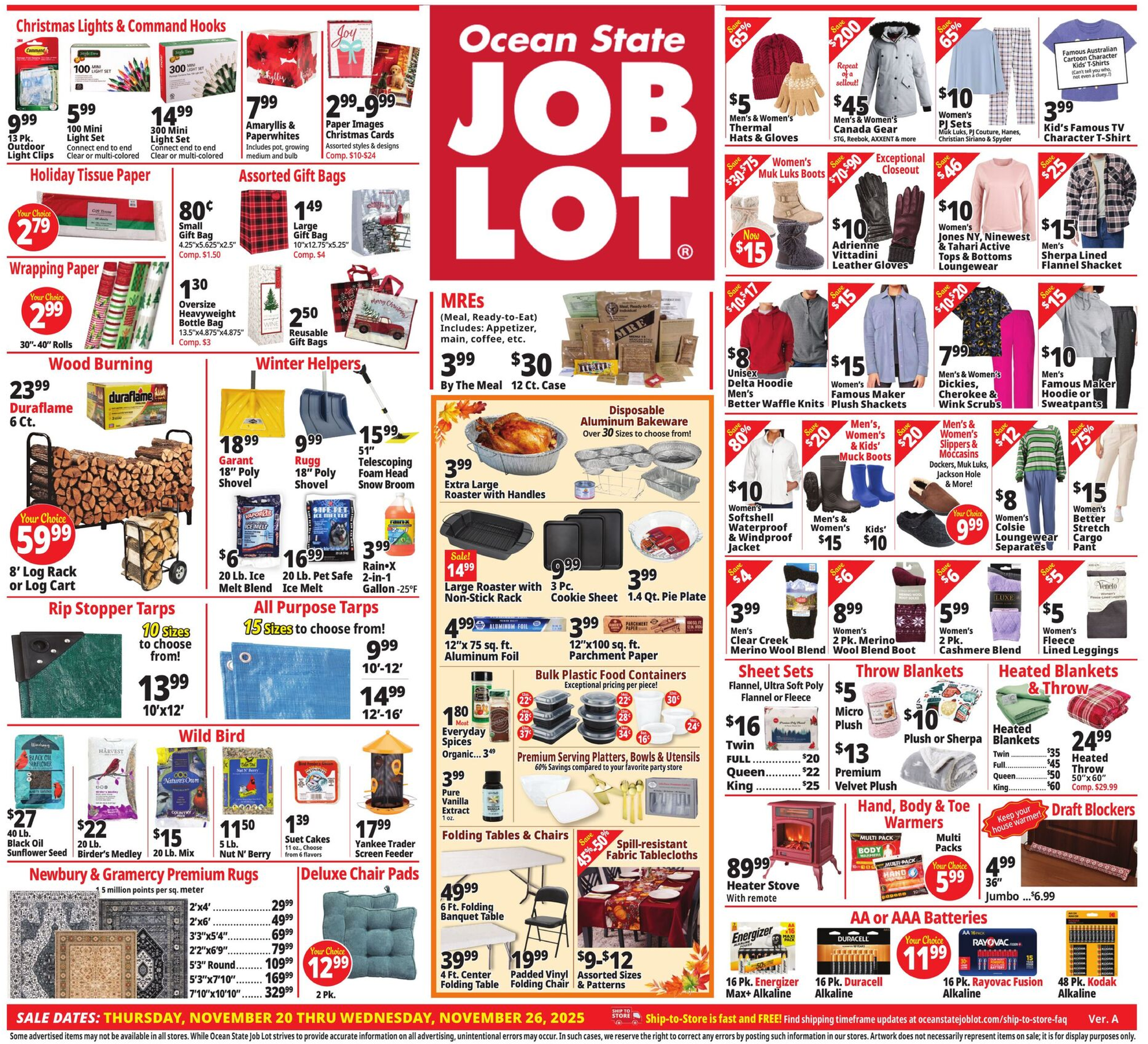 Ocean State Job Lot weekly ad page 1