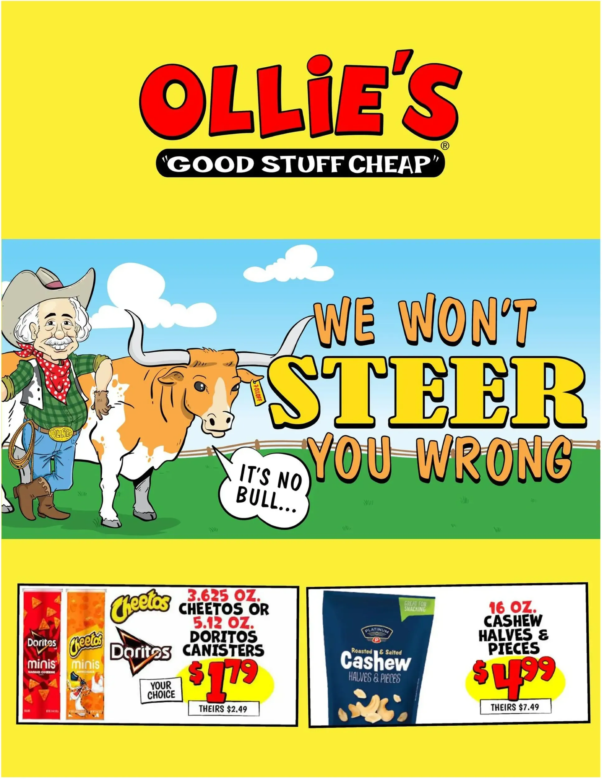 Ollies Bargain Outlet weekly ad page 1