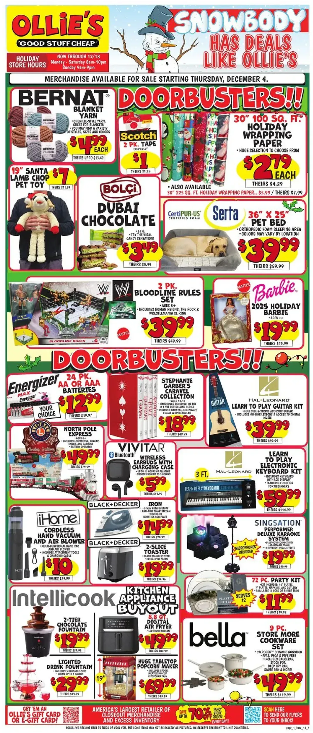 Ollies Bargain Outlet weekly ad page 1