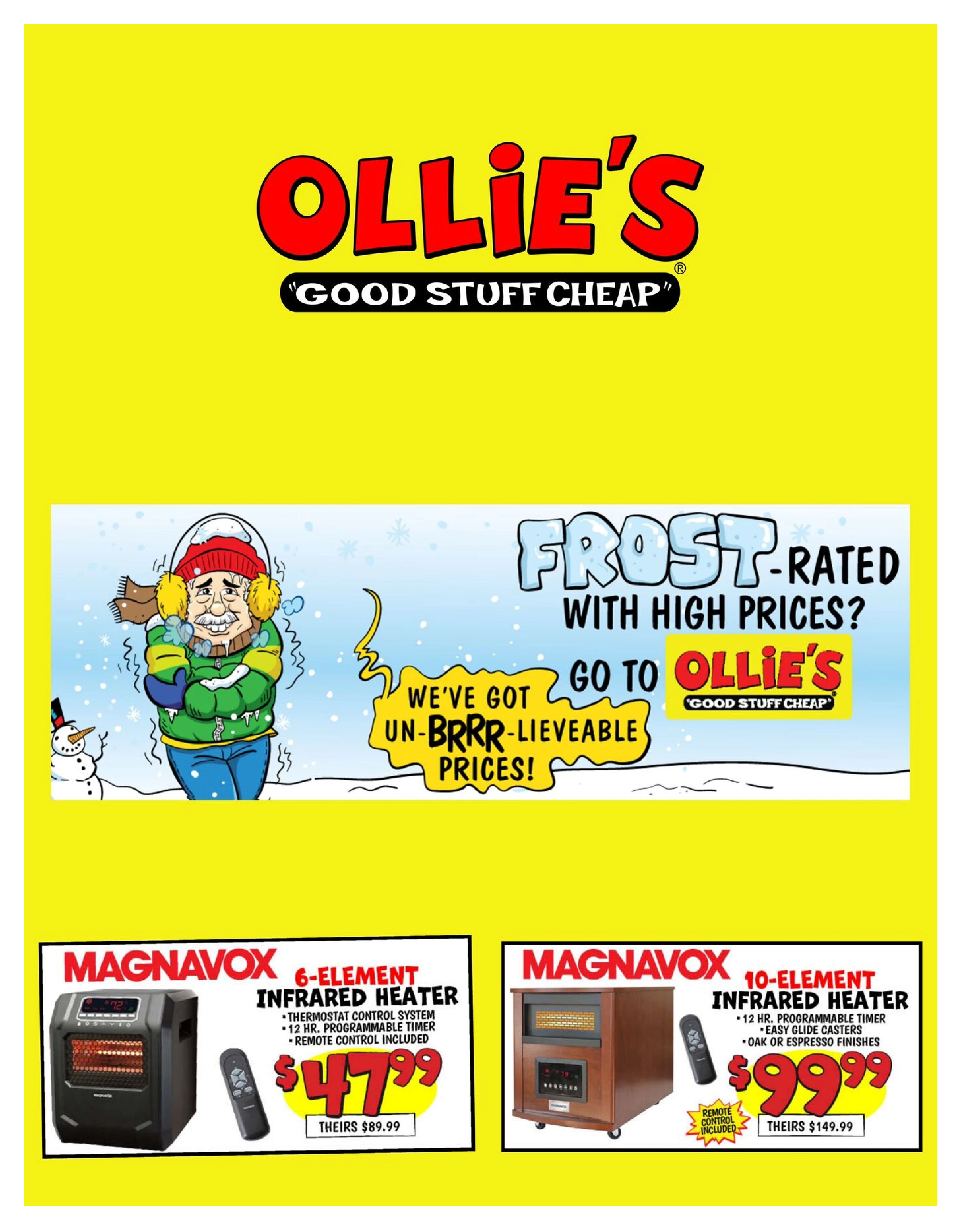 Ollies Bargain Outlet weekly ad page 1