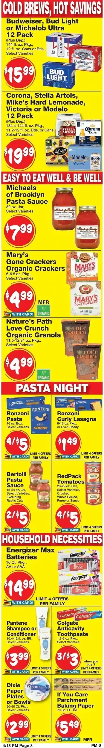 Pathmark weekly ad page 1