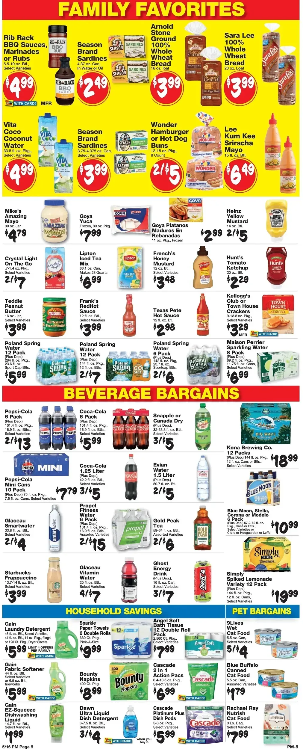 Pathmark weekly ad page 1