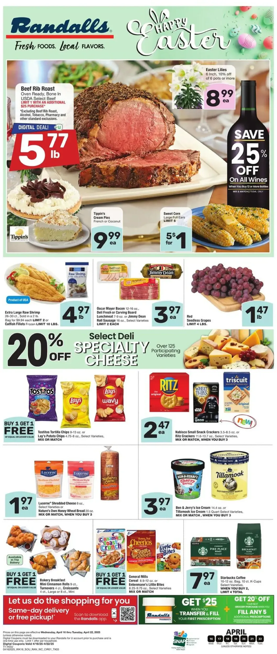 Randalls weekly ad page 1