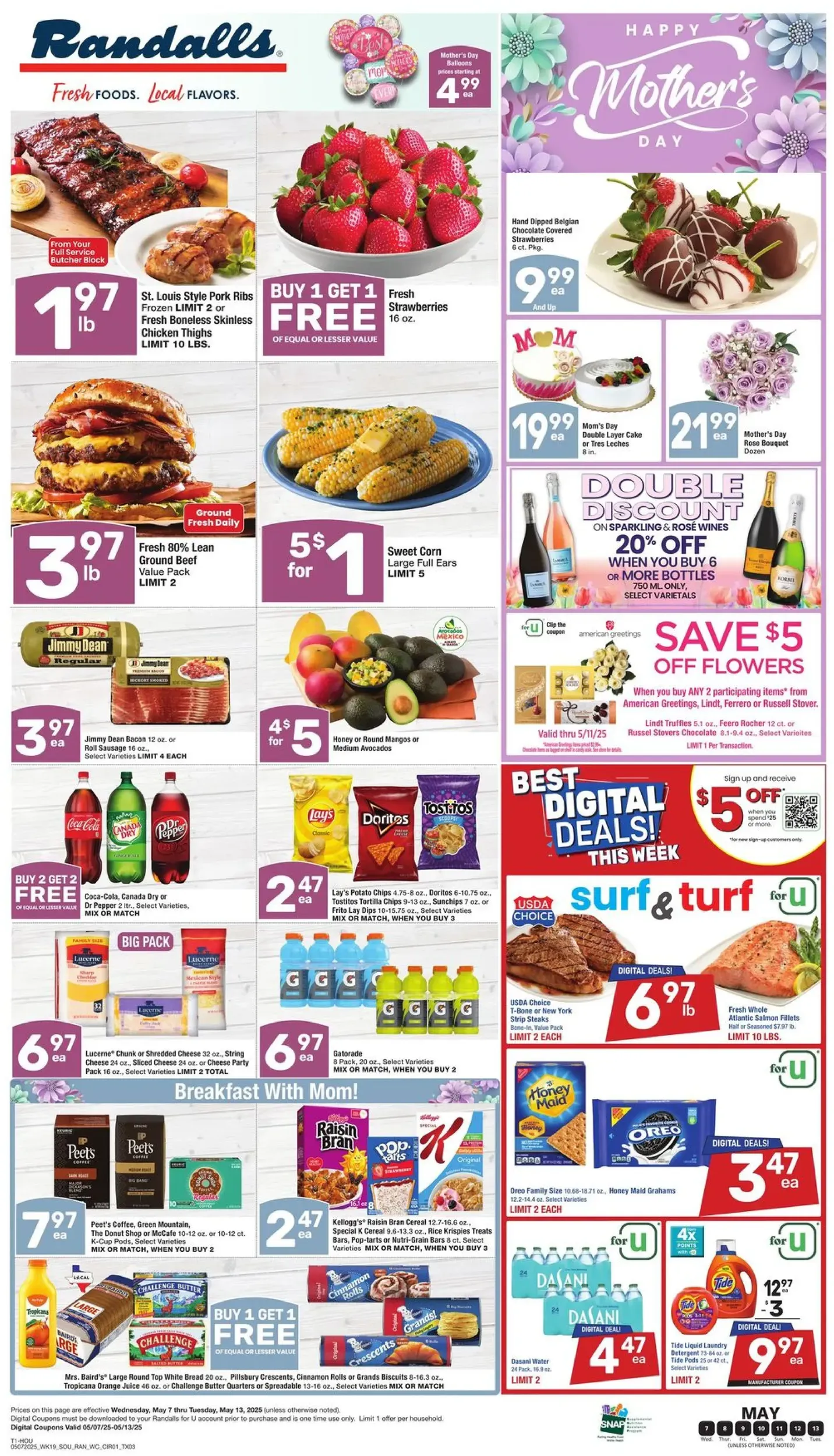 Randalls weekly ad page 1