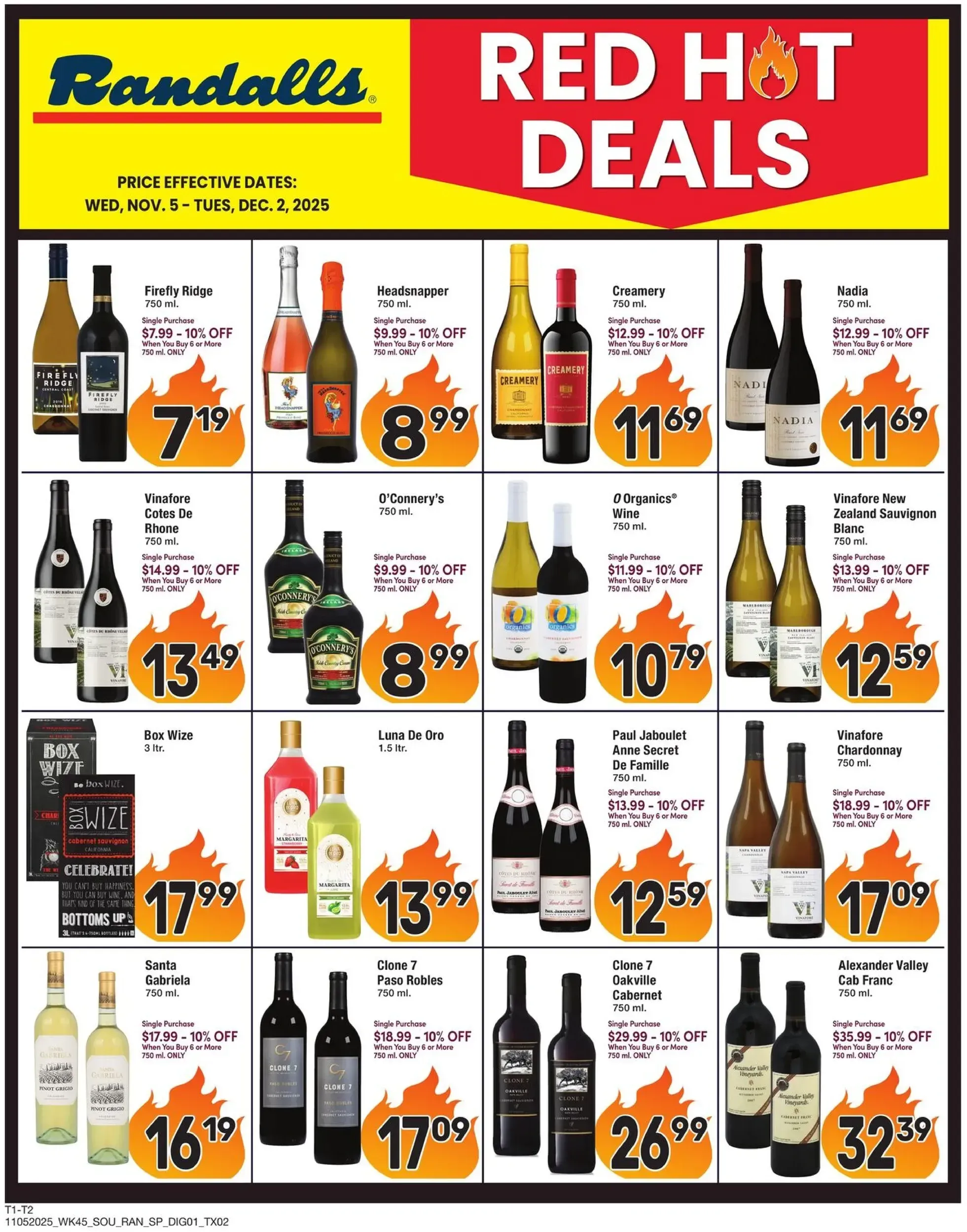 Randalls weekly ad page 1