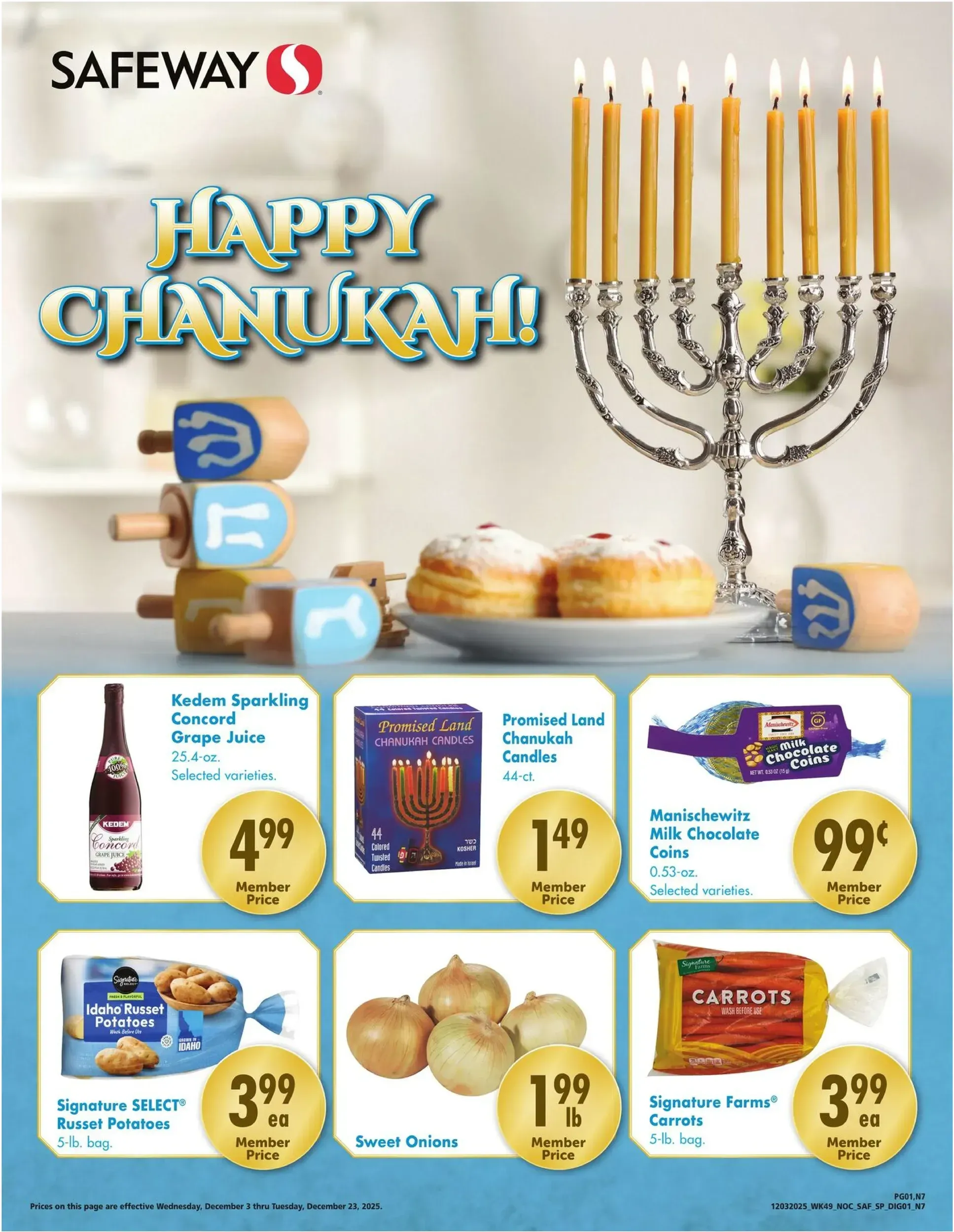 Safeway weekly ad page 1