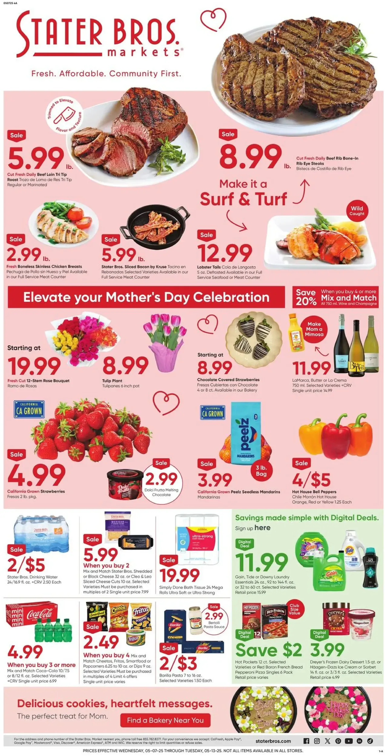 Stater Bros Markets weekly ad page 1