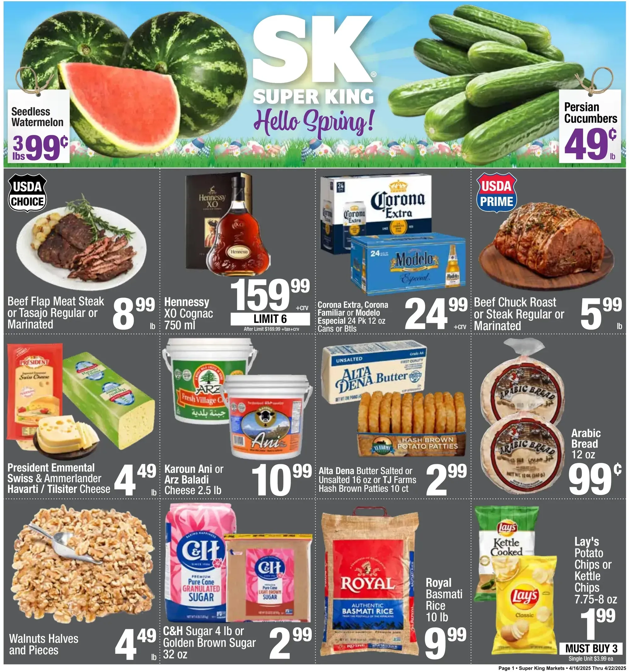 Super King Markets weekly ad page 1