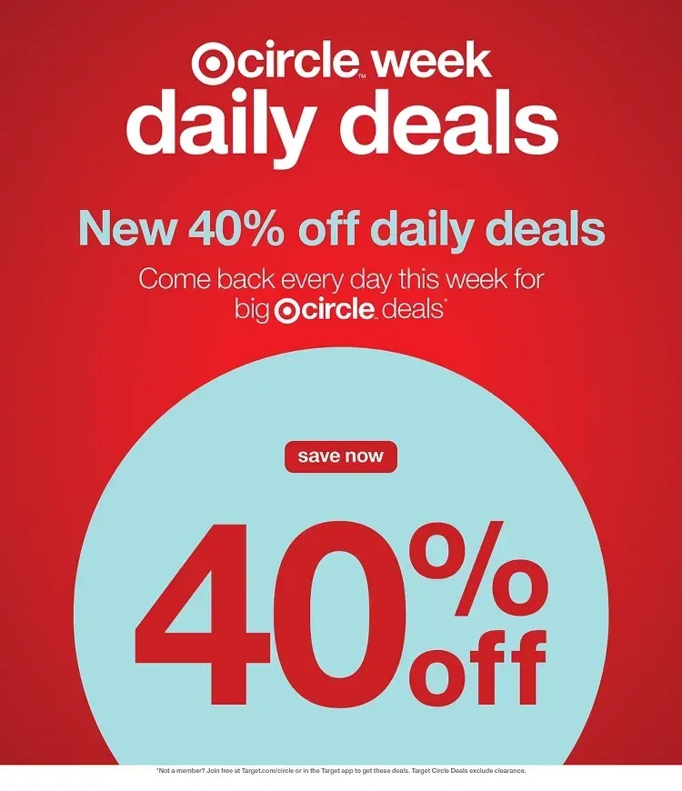 Target weekly ad page 1