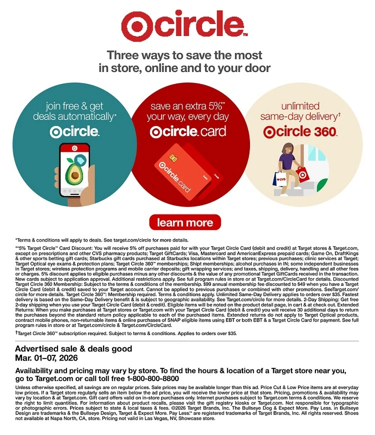 Target Weekly Ad Page 34
