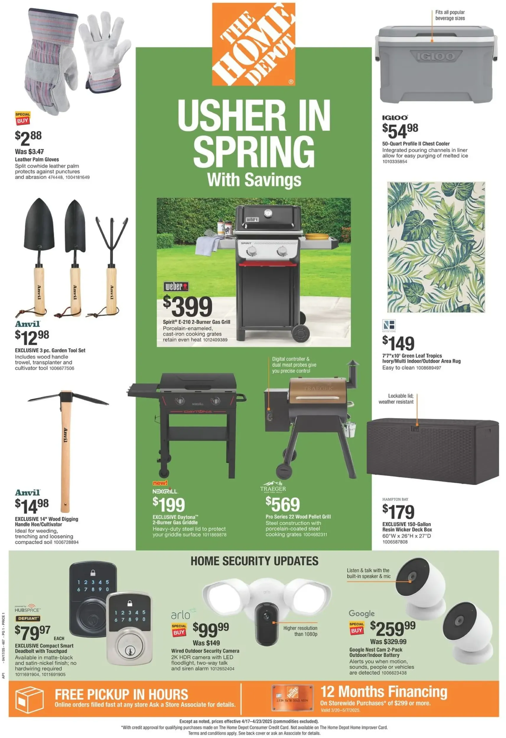 The Home Depot weekly ad page 1