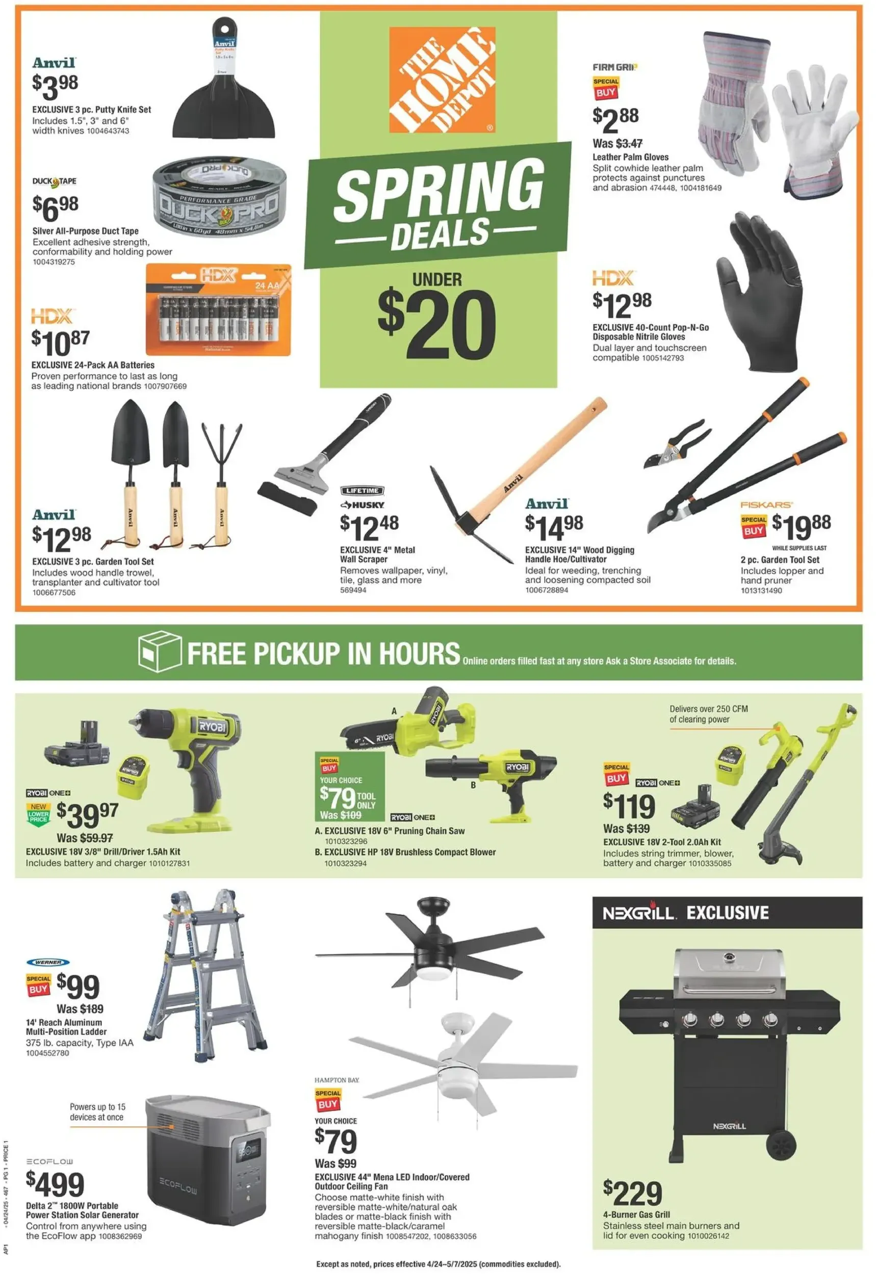 The Home Depot weekly ad page 1
