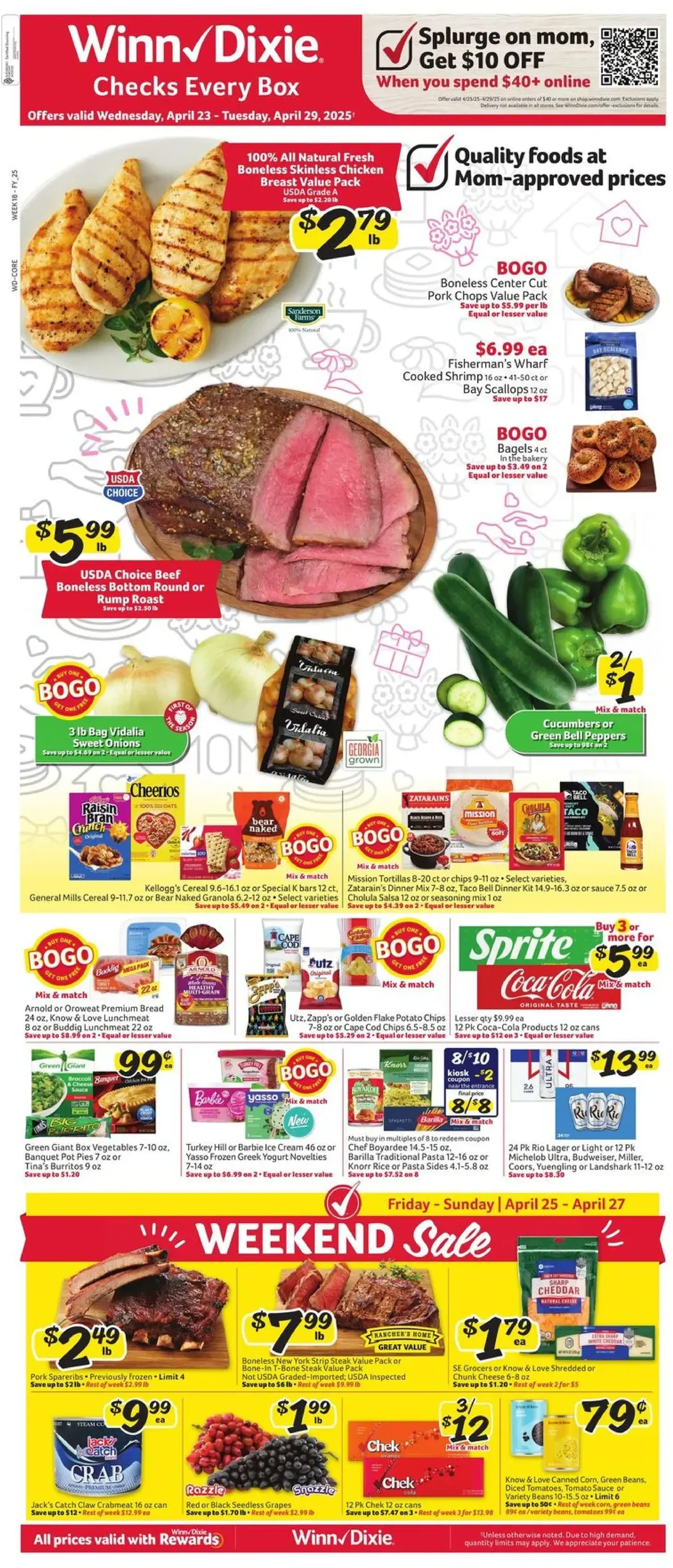 Winn-dixie weekly ad page 1