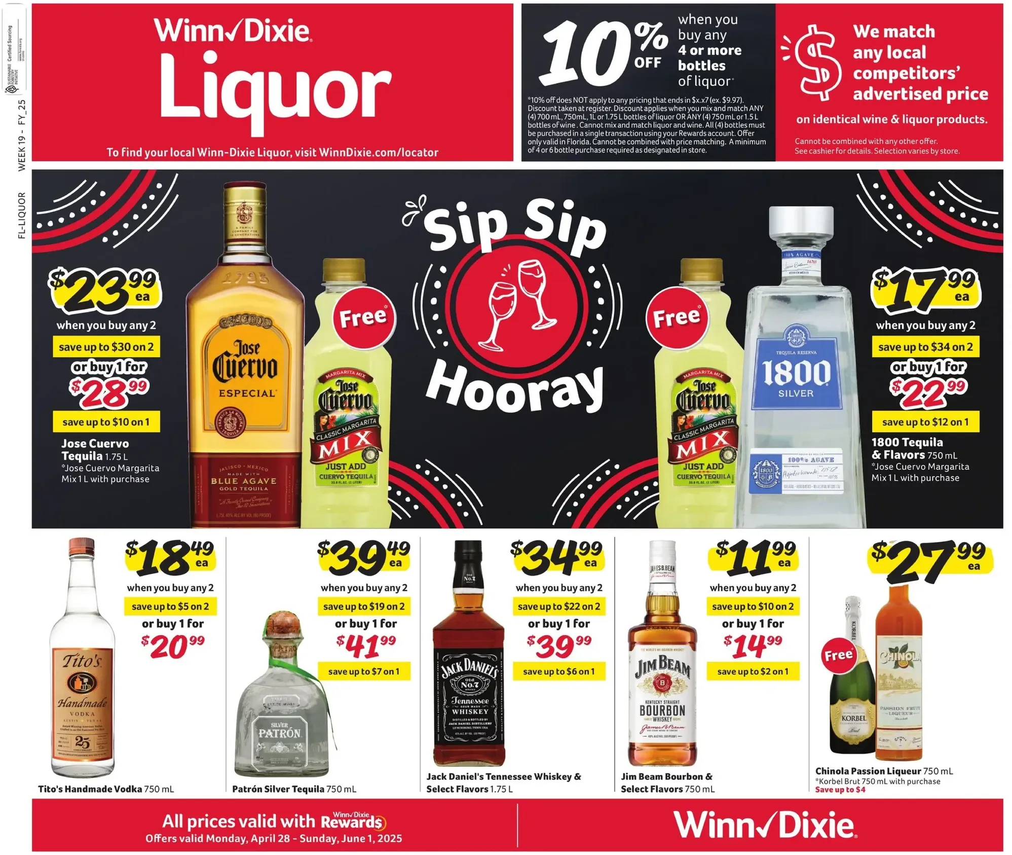 Winn-dixie weekly ad page 1