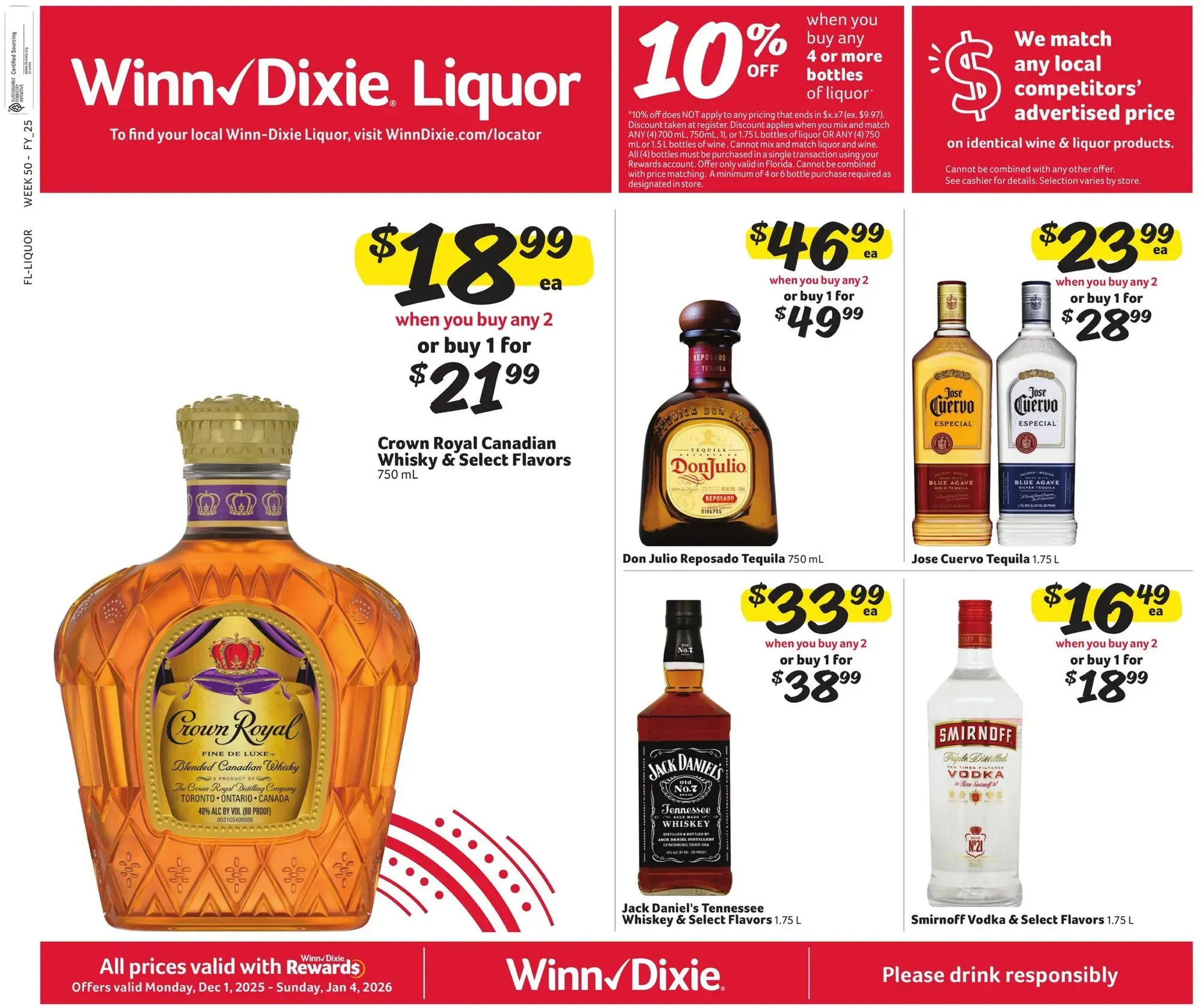 Winn-dixie weekly ad page 1
