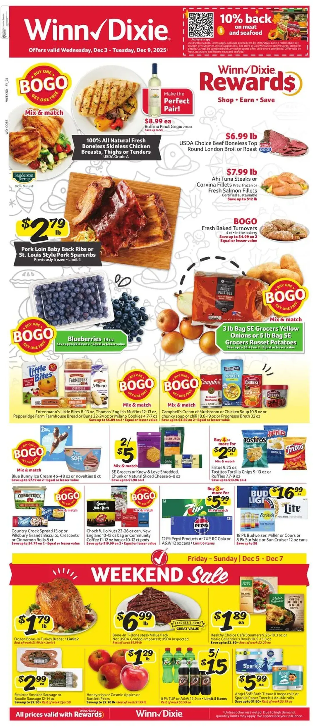Winn-dixie weekly ad page 1