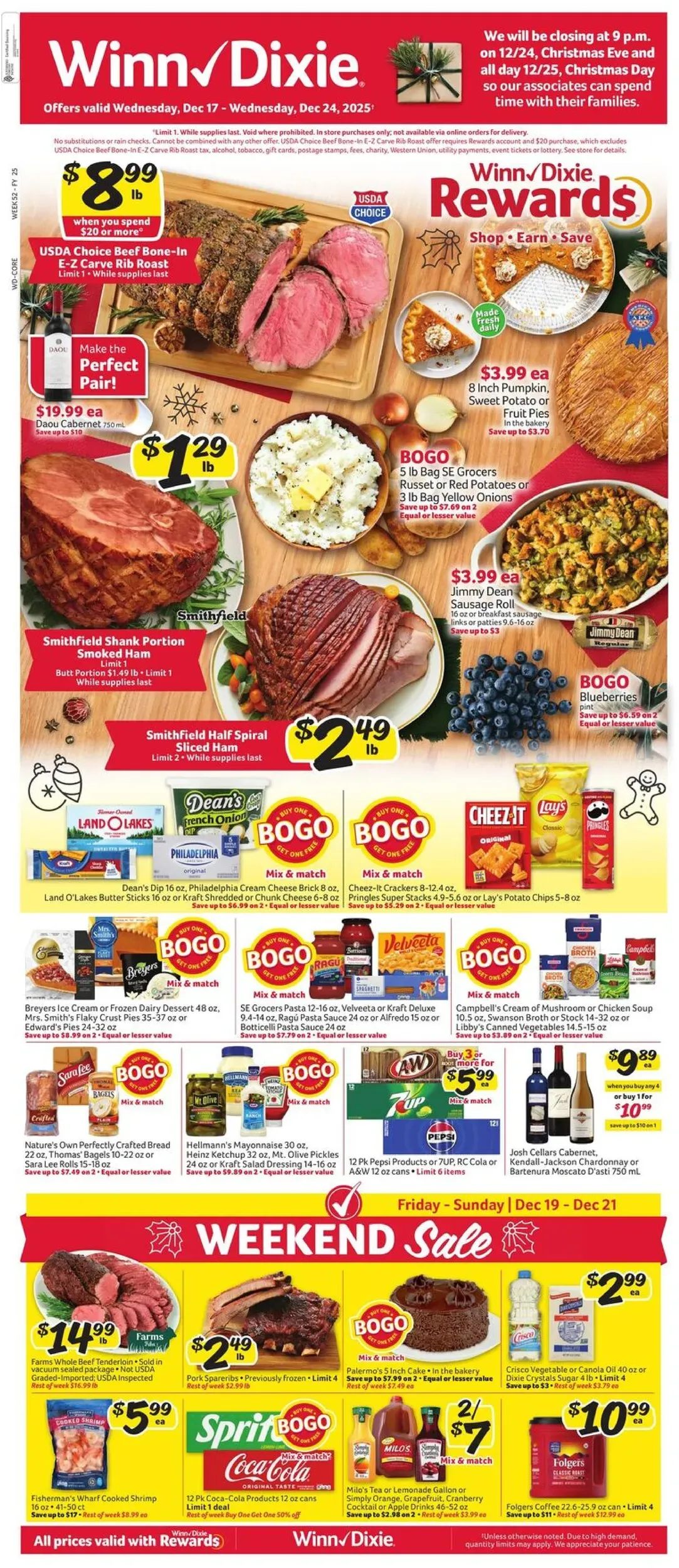 Winn-dixie weekly ad page 1