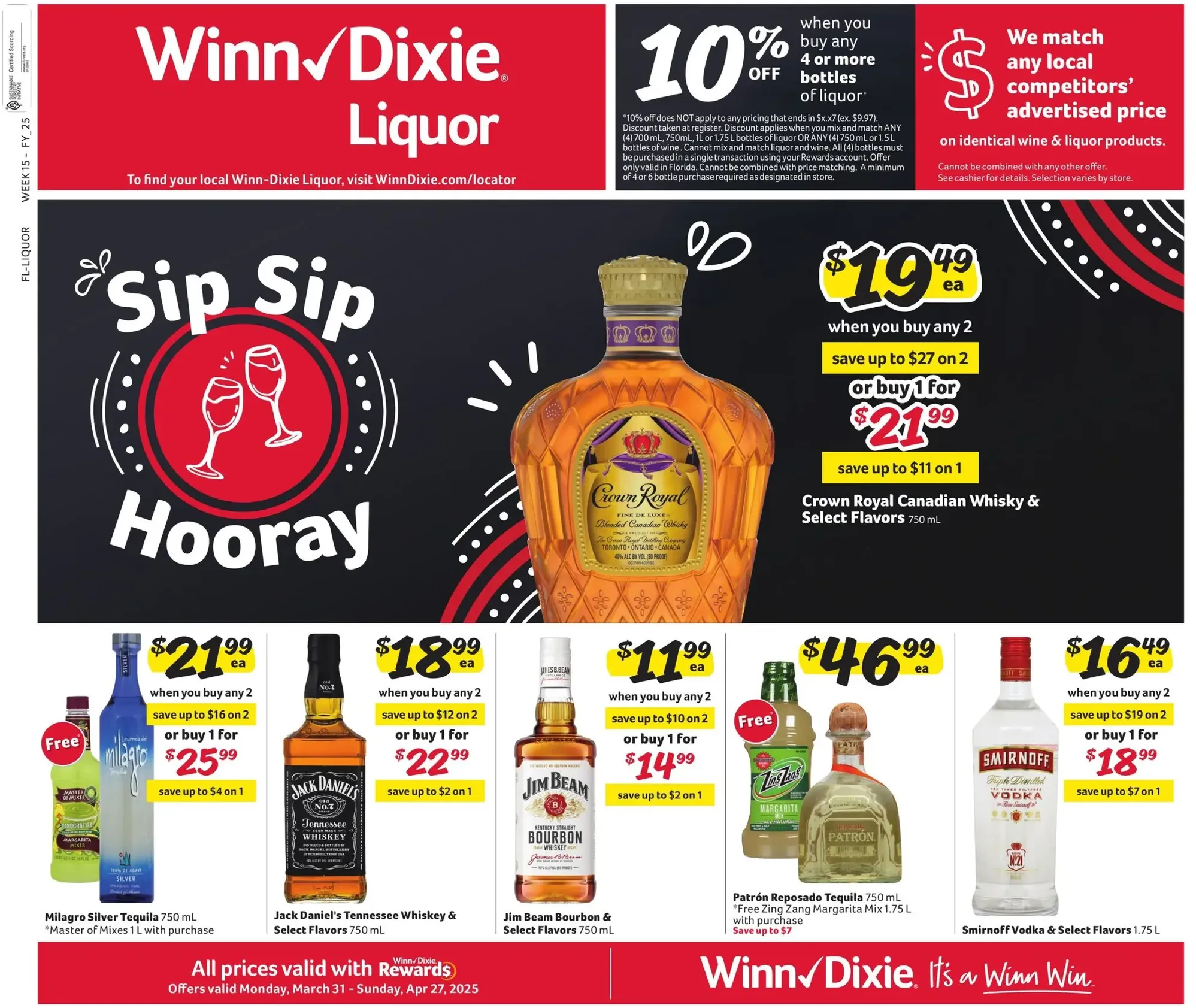 Winn-dixie weekly ad page 1