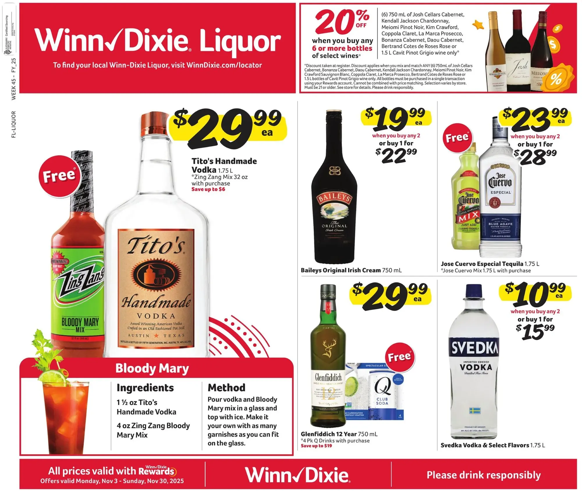 Winn-dixie weekly ad page 1