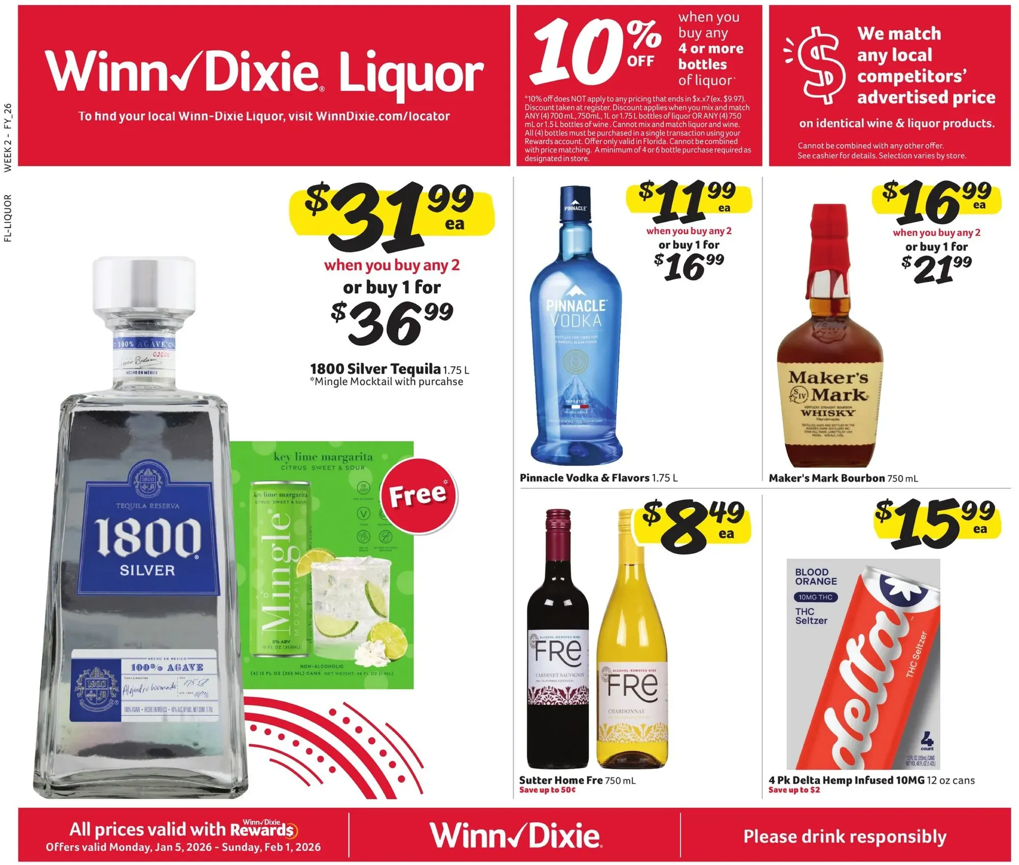 Winn-dixie weekly ad page 1