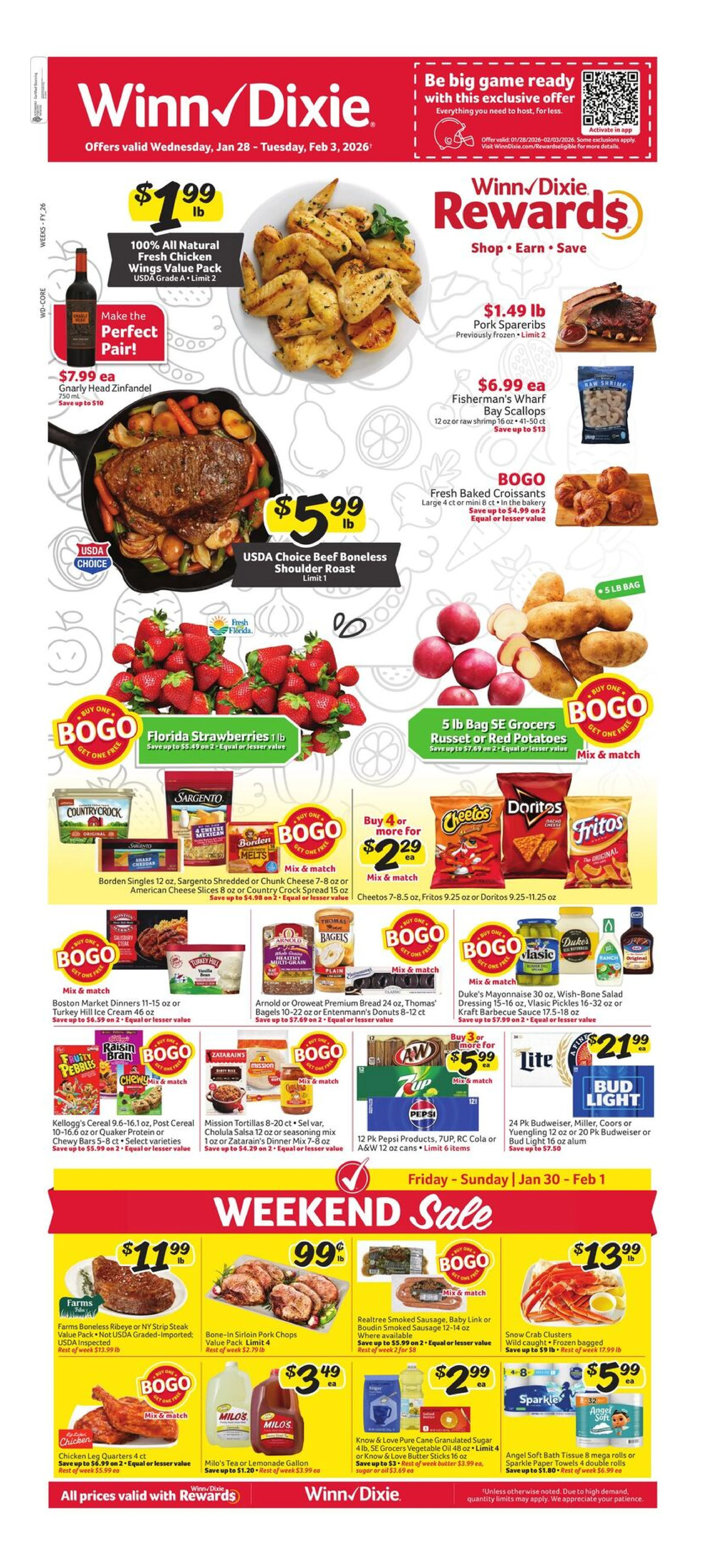 Winn-dixie weekly ad page 1